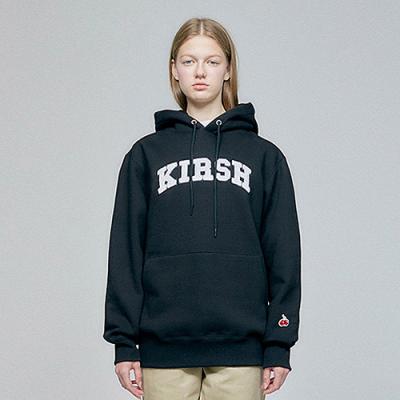 KIRSH ARCH LOGO HOODIE HA [BLACK]