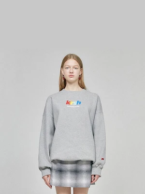 RAINBOW LOGO SWEATSHIRT HA [GRAY]