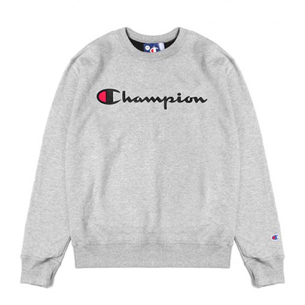 (GF88H) 파워블렌드 스크립트 프린트 맨투맨 OXFORD GREY
