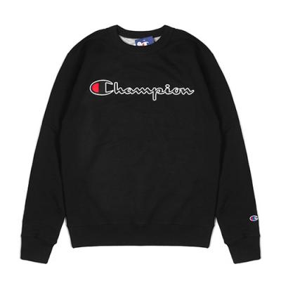 (GF88H) 파워블렌드 스크립트 자수 맨투맨 BLACK