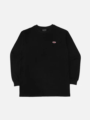 OVAL LONG SLEEVE T SHIRT-BLACK
