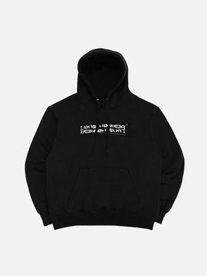 AUTOGRAPH LOGO HOODIE-BLACK/WHITE