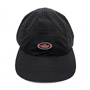 OVAL 5 PANEL HAT-BLACK