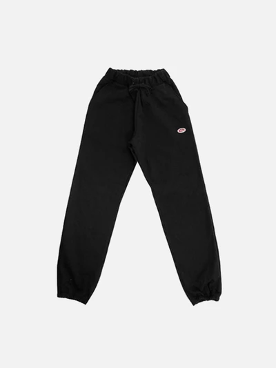 OVAL SWEATPANTS-BLACK
