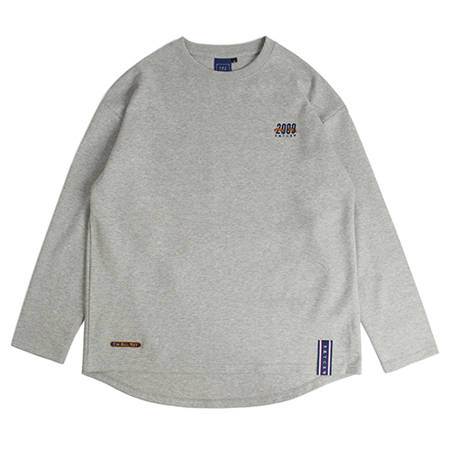 [ROMANTIC CROWN] 2009 Flag Long Sleeve_grey