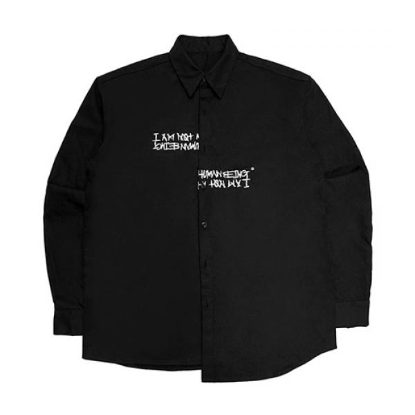 UNBALANCE SHIRTS - BLACK