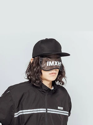 5 PANEL SNAP BACK - BLACK