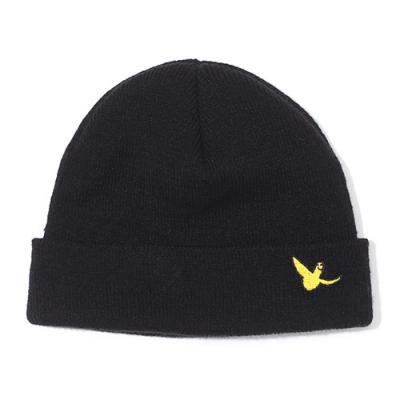 (MG1807CA01BK) ANGEL LOGO BEANIE-BLK