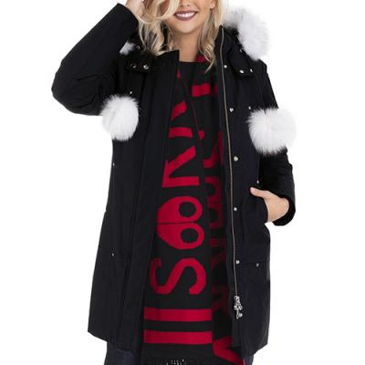 (MK2003LP_290) 2018 스틸링 여자패딩 LADIES STIRLING PARKA-BLACK (wht fur)