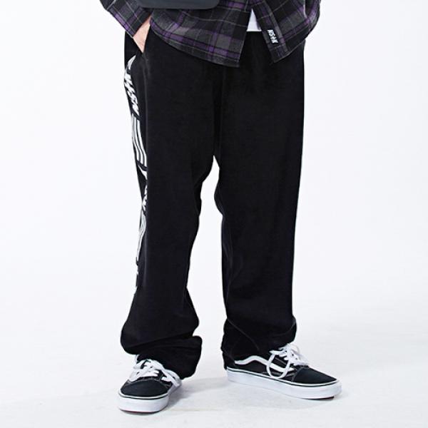 NSTK VELOURS PANTS BLACK