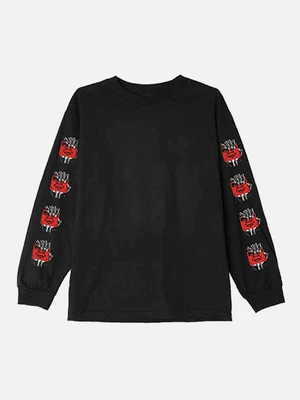 (164901864) FINAL EMBRACE LONG SLEEVE TEE-BLK