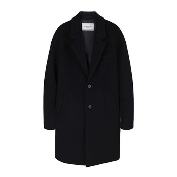 JOHANSSON OVERSIZED COAT-BLACK
