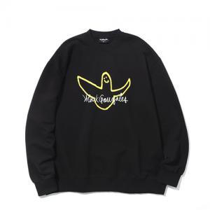 (MG1901CR03) ANGEL LOGO CREWNECK_BLACK