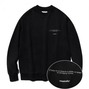 [ISVT23] NEW LOCATION CREWNECK IS [BLACK]