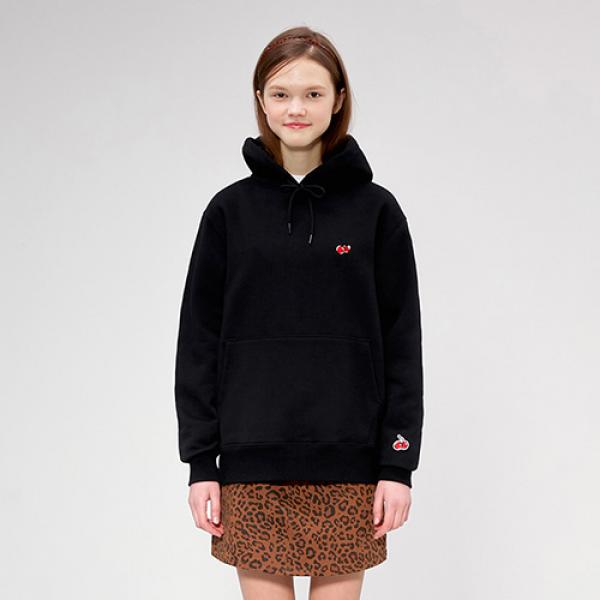 SMALL CHERRY HOODIE IS [BLACK]