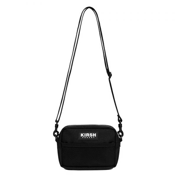 TWO WAY MINI CROSS BAG  IS [BLACK]