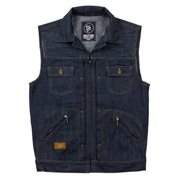 DENIM VEST_INDIGO