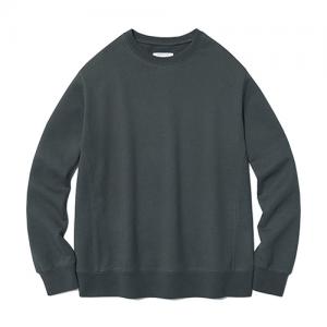 [ISVT21] DYED COLOR CREWNECK IS [DARK GREY]