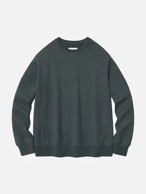 [ISVT21] DYED COLOR CREWNECK IS [DARK GREY]