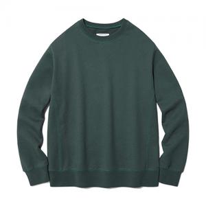 [ISVT21] DYED COLOR CREWNECK IS [OLIVE]