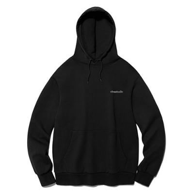 [ISVT31] OUTLINE LOGO HOODIE IS [BLACK]