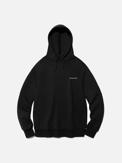 [ISVT31] OUTLINE LOGO HOODIE IS [BLACK]