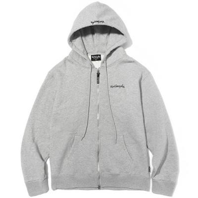 (HD12) MARK GONZALES HOODIE ZIP UP GRAY