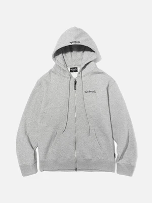 (HD12) MARK GONZALES HOODIE ZIP UP GRAY
