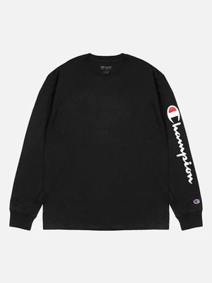 (GT78H) 팔로고 스크립트 클래식 긴팔티 BLACK