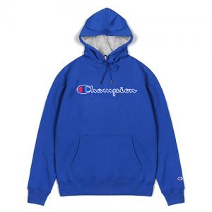 (GF89H) 파워블렌드 스크립트 자수 후드티 SURF THE WEB