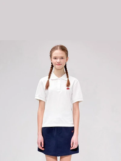 CHERRY PK T-SHIRTS IS [WHITE]