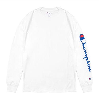 (GT78H) 팔로고 스크립트 클래식 긴팔티 WHITE