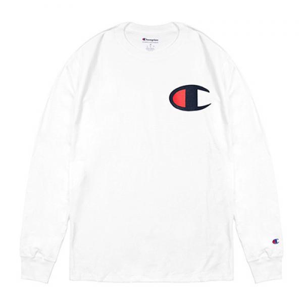 (GT78H) 빅C 클래식 긴팔티 WHITE