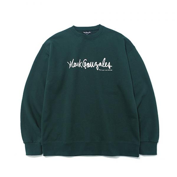 (CR05) M/G LOGO CREWNECK GREEN