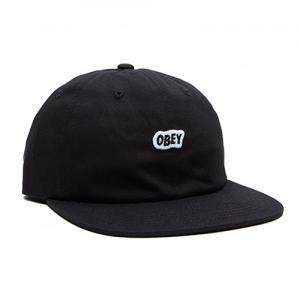 (100580174) 슬리퍼 6패널 스트랩백 BLK