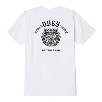 (163081890) OBEY GLOBAL LEGION TEE-WHT