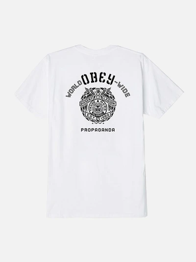 (163081890) OBEY GLOBAL LEGION TEE-WHT