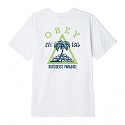 (163081923) OBEY OUTSIDER'S PARADISE TEE-WHT