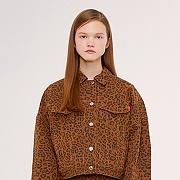 TRUCKER JACKET IS [LEOPARD]