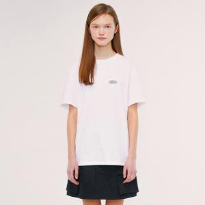 CIRCLE LOGO T-SHIRTS IS [WHITE]