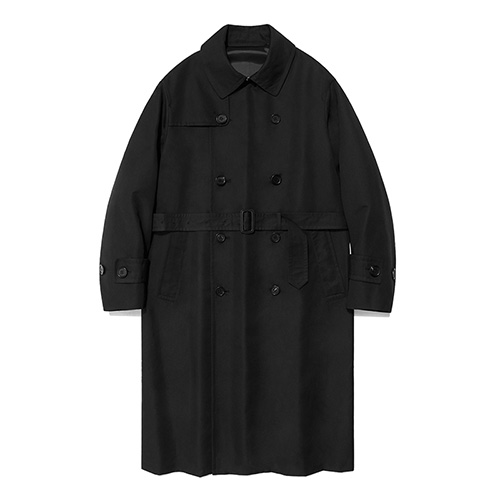 [ISVJ02] TRENCH COAT IS [BLACK]