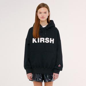 KIRSH LOGO HOODIE IS [BLACK]