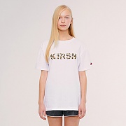 KIRSH LEOPARD LOGO T-SHIRT IS [WHITE]
