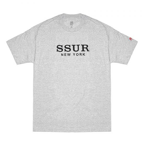 SSUR LOGO TEE-GRY