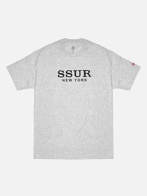 SSUR LOGO TEE-GRY