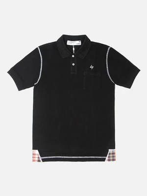LIFUL POCKET POLO TEE-BLK
