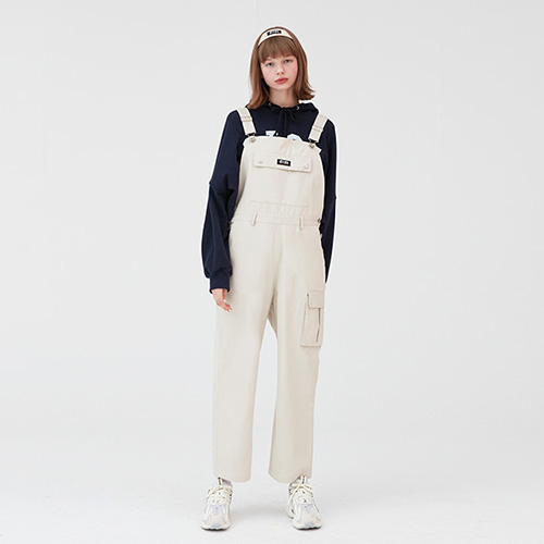 POCKET OVERALL-BEIGE