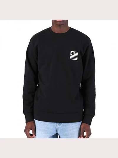 (I026347) STATE PATCH SWEATSHIRT-BLACK