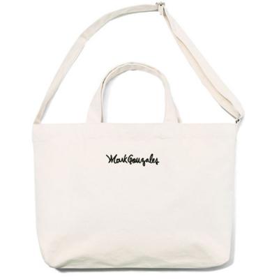 (BG01) M/G SIGN LOGO 2WAY BAG WHITE
