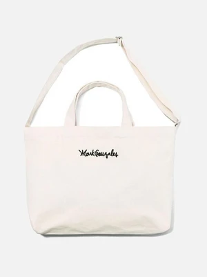 (BG01) M/G SIGN LOGO 2WAY BAG WHITE